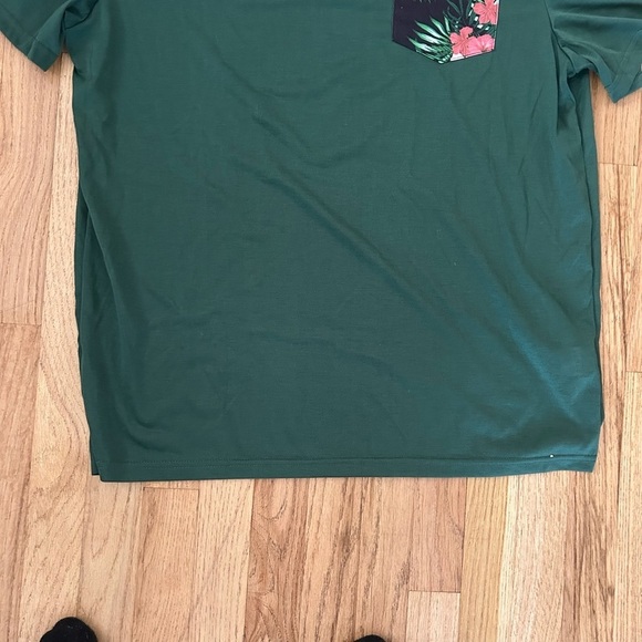 SHEIN Men’s Graphic Floral Pocket Everyday Active T-Shirt Sz XXL - Picture 4 of 7